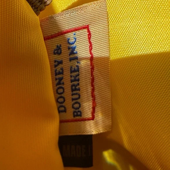 Dooney & Bourke Rose Garden Bloom PVC Tote Purse - Black Floral K9436574 NWOT - Picture 8 of 9